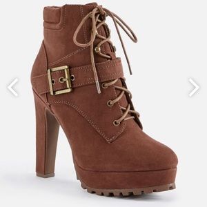 Cady Heeled Bootie from JustFab